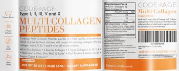 Codeage Multi Collagen Peptides Unflavored - supplement