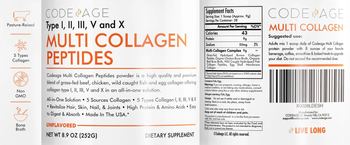 Codeage Multi Collagen Peptides Unflavored - supplement