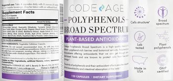 Codeage Polyphenols Broad Spectrum - supplement