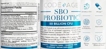 Codeage SBO Probiotic+ 50 Billion CFU - supplement