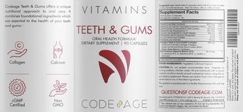 Codeage Teeth & Gums - supplement