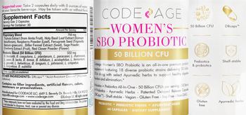 Codeage Women's SBO Probiotic 50 Billion CFU - supplement