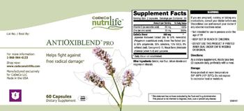 CoDeCo Nutrilife Antioxiblend Pro - supplement