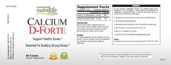 CoDeCo Nutrilife Calcium D-Forte - supplement