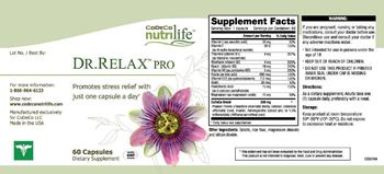 CoDeCo Nutrilife Dr. Relax Pro - supplement