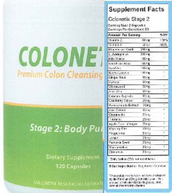 Colonetix Stage 2: Body Purifier - supplement