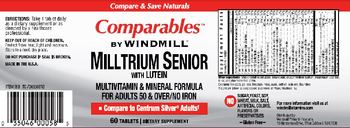 Comparables By Windmill Milltrium Senior With Lutein - supplement