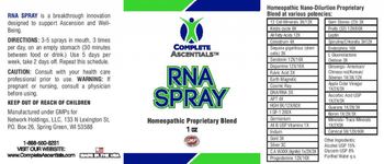 Complete Ascentials RNA Spray - supplement