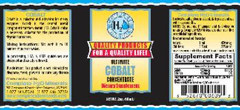 Complete H2O Minerals Ultimate Cobalt Concentrate - supplement