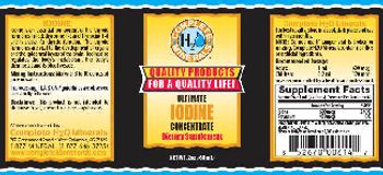 Complete H2O Minerals Ultimate Iodine Concentrate - supplement