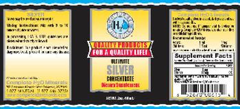 Complete H2O Minerals Ultimate Silver Concentrate - supplement