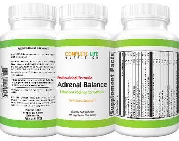 Complete Life Nutrition Adrenal Balance - supplement