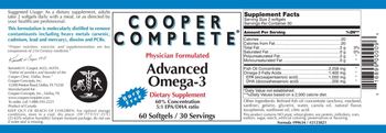 Cooper Complete Advanced Omega-3 - supplement