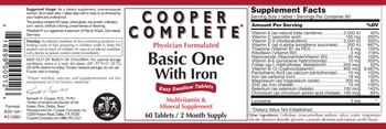 Cooper Complete Basic One with Iron - multivitamin mineral supplement