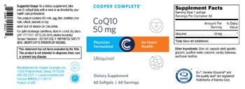 Cooper Complete CoQ10 50 mg - supplement