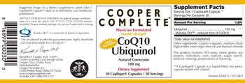 Cooper Complete Double Strength CoQ10 Ubiquinol - supplement