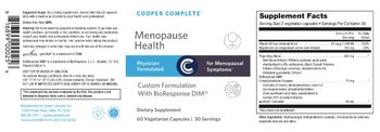 Cooper Complete Menopause Health - supplement