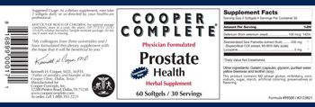 Cooper Complete Prostate Health - herbal supplement