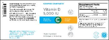 Cooper Complete Vitamin D 5,000 IU - vitamin supplement