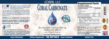 Coral Coral Carbonate - supplement