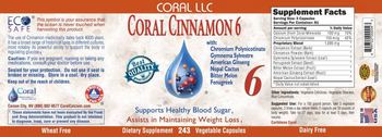 Coral Coral Cinnamon 6 - supplement
