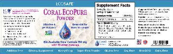 Coral Coral EcoPure Powder - supplement