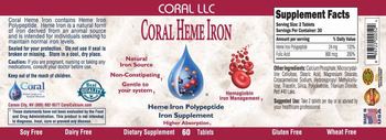Coral Coral Heme Iron - 