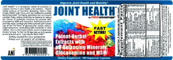 CORALadvantage Joint Health - supplement