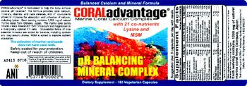 CORALadvantage Marine Coral Calcium Complex - supplement