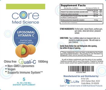 Core Med Science Liposomal Vitamin C - supplement