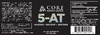 Core Nutritionals 5-AT - supplement