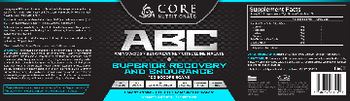 Core Nutritionals ABC Crystal Blue Raspberry - supplement