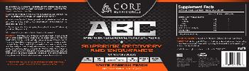 Core Nutritionals ABC White Passion Peach - supplement
