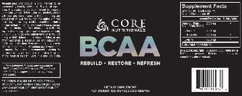 Core Nutritionals BCAA - supplement
