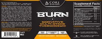 Core Nutritionals Burn - supplement