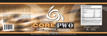 Core Nutritionals Core PWO Chocolate - supplement