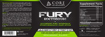 Core Nutritionals Fury Extreme Crushed Apple Candy - supplement