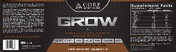 Core Nutritionals Grow Chocolate Bliss - supplement