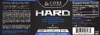 Core Nutritionals Hard - supplement