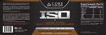 Core Nutritionals Iso-Chocolate Decadence - supplement