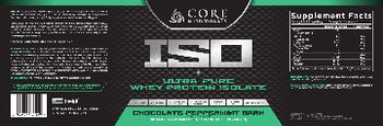 Core Nutritionals ISO Chocolate Peppermint Bark - supplement