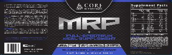 Core Nutritionals MRP Blueberry Crumb Cake - supplement