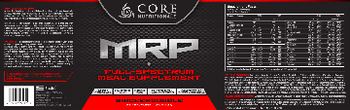 Core Nutritionals MRP Snickerdoodle - supplement