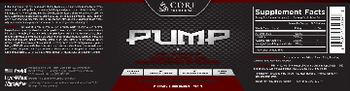 Core Nutritionals Pump Pineapple Strawberry - supplement