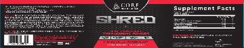 Core Nutritionals Shred Pineapple Strawberry - supplement