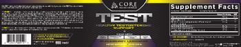 Core Nutritionals TEST Blackberry Lemonade - supplement