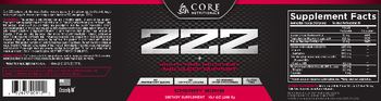 Core Nutritionals ZZZ Cherry Bomb - supplement