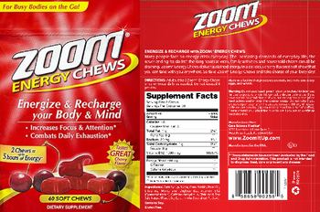 Core Science Medica Zoom Energy Chews Cherry Flavor - supplement