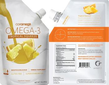 Coromega Coromega Omega-3 Tropical Squeeze - omega3 supplement