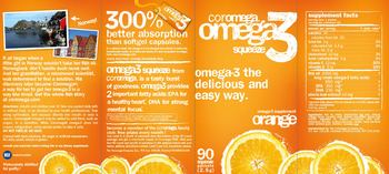 Coromega Omega3 Squeeze Orange - omega3 supplement